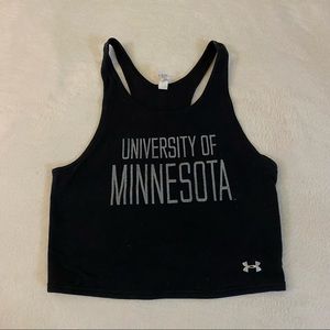 University of Minnesota Under Armor Crop Top Tank
